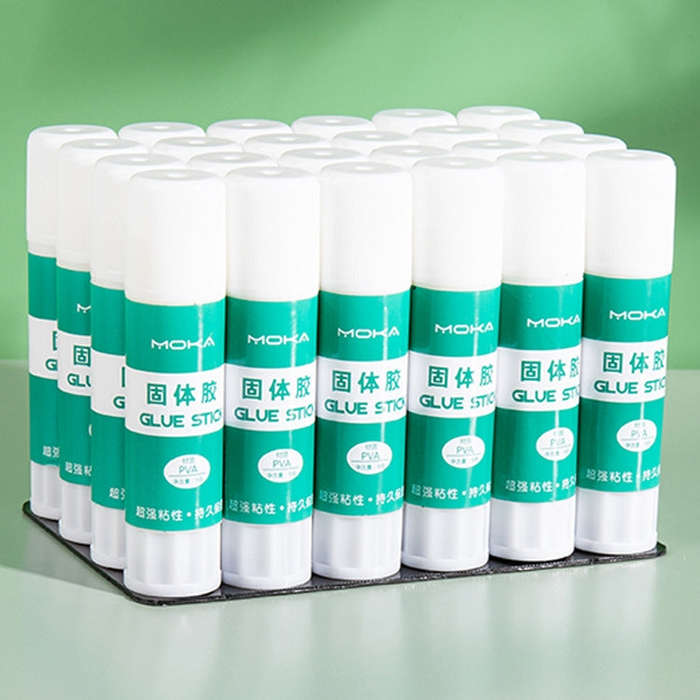 24pcs 8g MOKA Solid Glue Student Stationery Children Handmade Solid Glue Stick