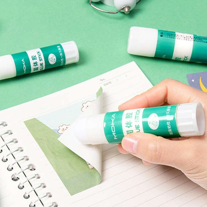 24pcs 8g MOKA Solid Glue Student Stationery Children Handmade Solid Glue Stick