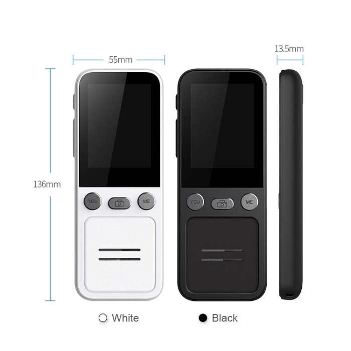 T16 Smart AI Translation Travel Translator Supports 138 Language Mutual Translation 14 Offline Tr...