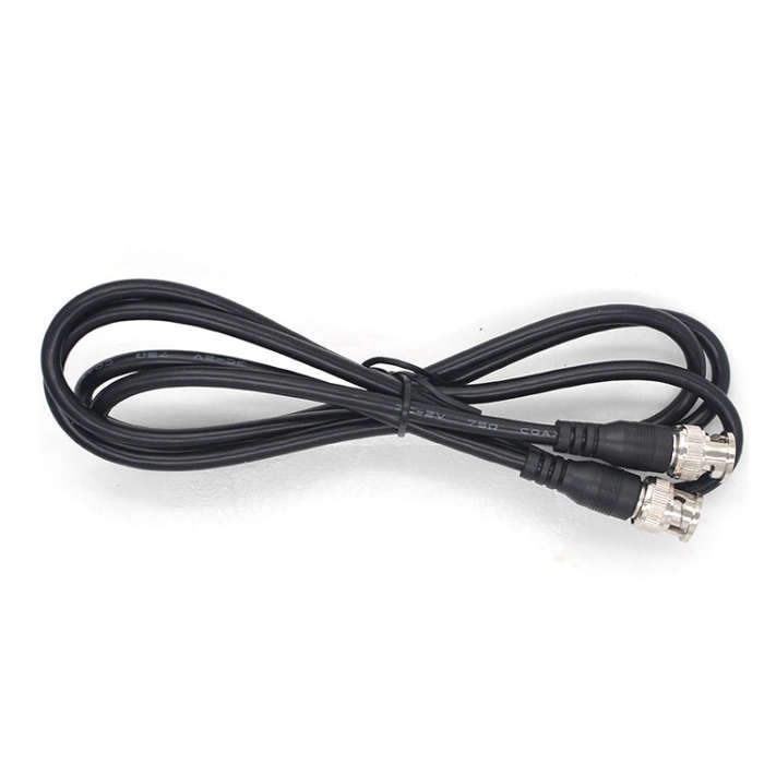 BNC Male To Male Straight Head Cable Coaxial Cable Video Jumper, Length: 5m