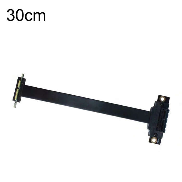 PCI-E 3.0 1X 90 Degrees Graphics Card / Wireless Network Card Extension Cable, Cable Length: 30cm