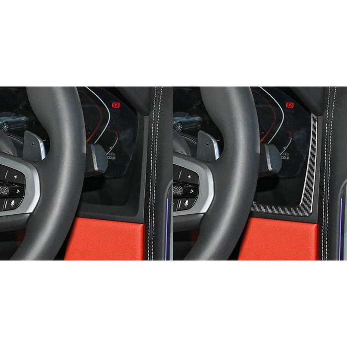 For 2019-2024 BMW 8 Series G14 2pcs /Set Left-hand Drive Instrument Both Sides Decorative Sticker...