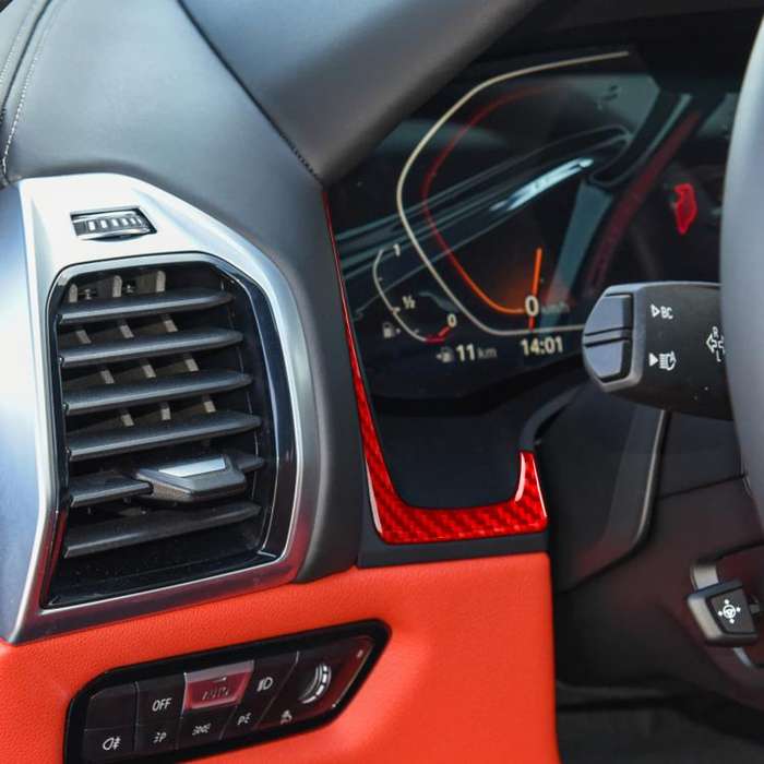 For 2019-2024 BMW 8 Series G14 2pcs /Set Left-hand Drive Instrument Both Sides Decorative Sticker...