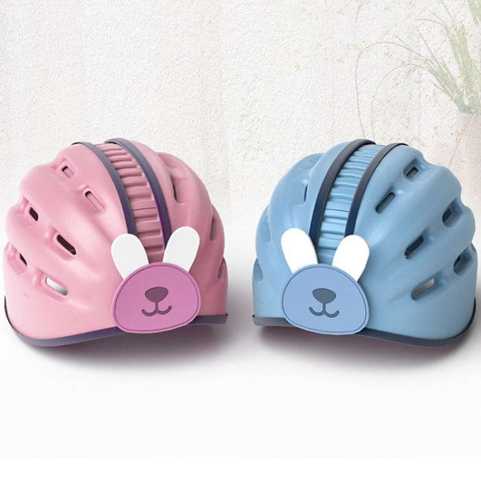 Soft Baby Helmet Safety Hat Toddler Anti-collision Protective Hat for Baby Walking(Lion Brown)