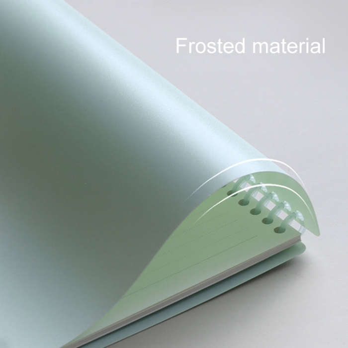 5sets Frosted Loose-Leaf Book Cover DIY Hand Book Cover, Size: B5(White)