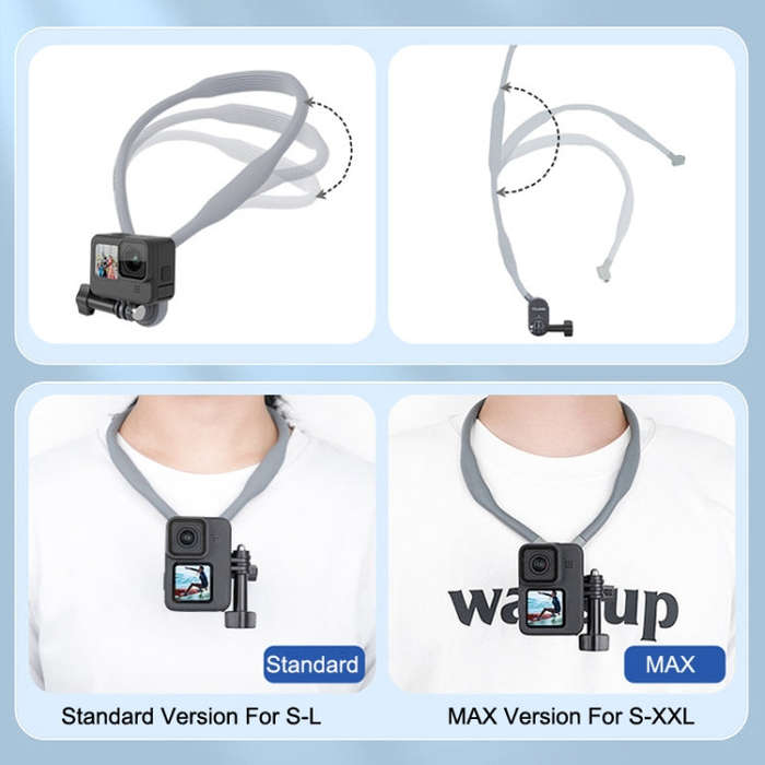 TELESIN TE-HNB-001 Magnetic Halter Bracket Action Camera Shooting Collar For GoPro HERO11 Black /...