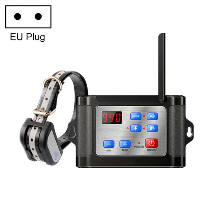 Outdoor Wireless Electronic Pet Fence Night Reflective Collar, Specification: One for One(EU Plug)