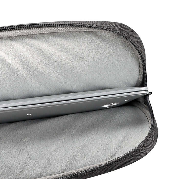 ND12 Lambskin Laptop Lightweight Waterproof Sleeve Bag, Size: 14.1-15.4 inches(Deep Gray)