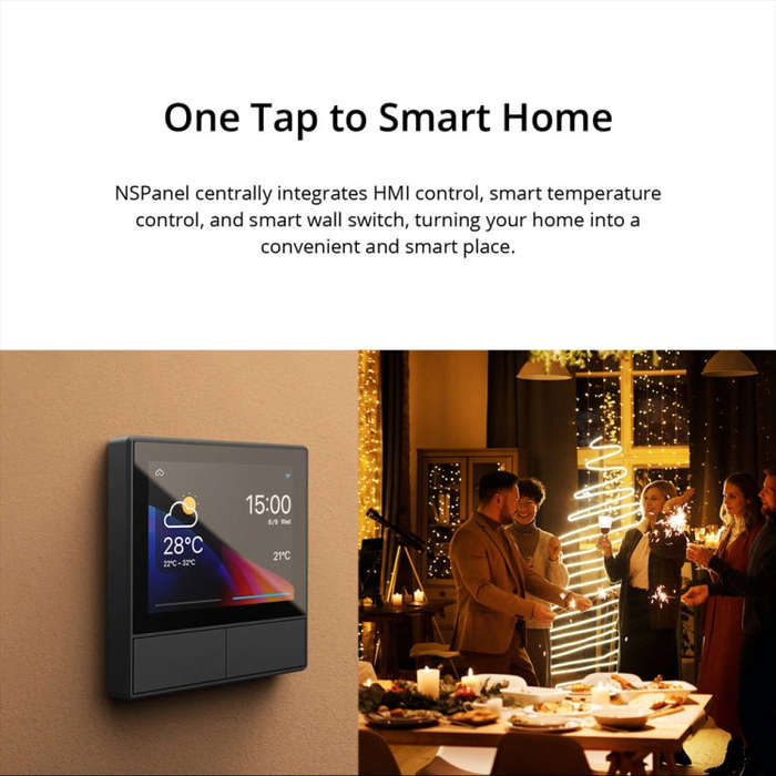Sonoff NSPanel WiFi Smart Scene Switch Thermostat Temperature All-in-One Control Touch Screen, US...