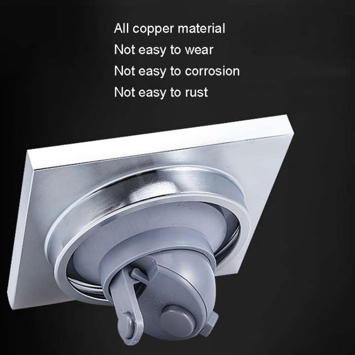 Washing Machine Using Full Copper Floor Drain(K6051 Gold+Plastic Single Bend+Straight Row)