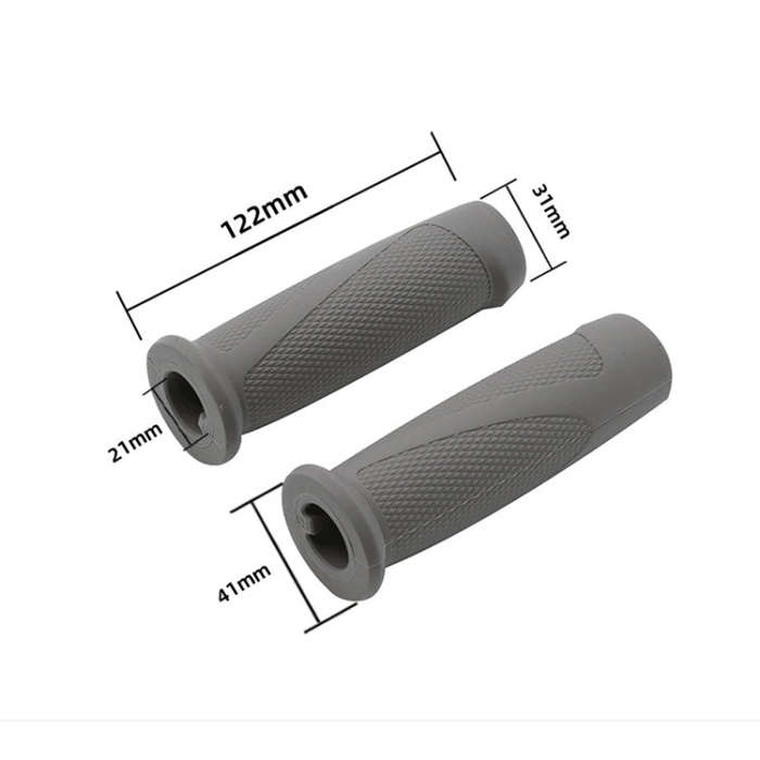 For Ninebot F30/F40 1pair Electric Scooter Silicone Handlebar Cover(Gray)