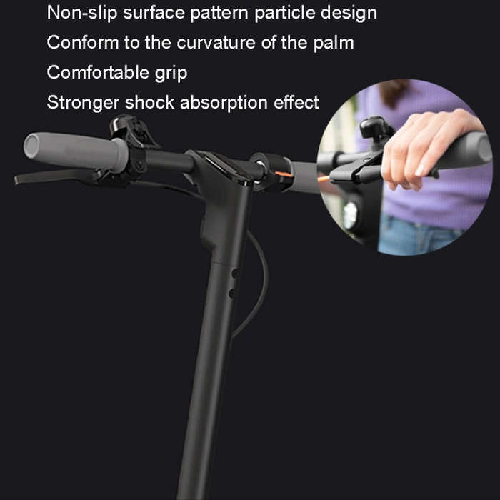 For Ninebot F30/F40 1pair Electric Scooter Silicone Handlebar Cover(Gray)