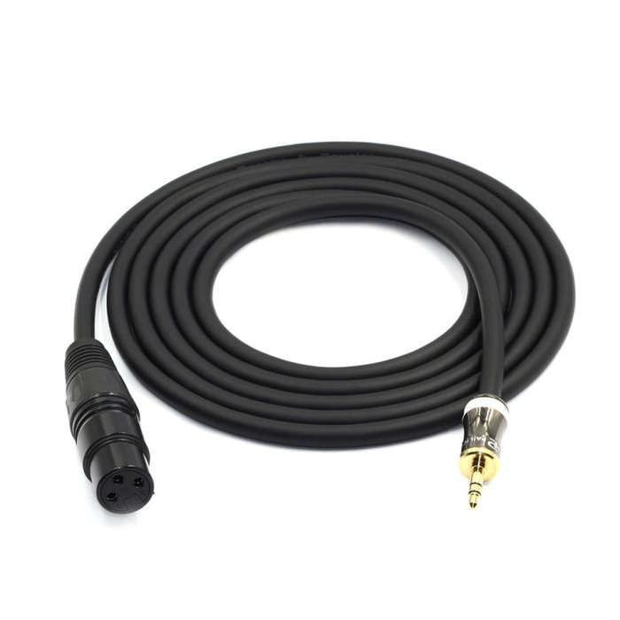 3.5mm To Caron Female Sound Card Microphone Audio Cable, Length: 3m