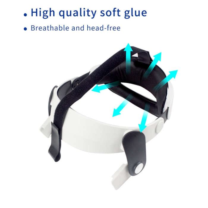 For Quest 2 VR Glasses Adjustable Improve Comfort Elite Head Strap