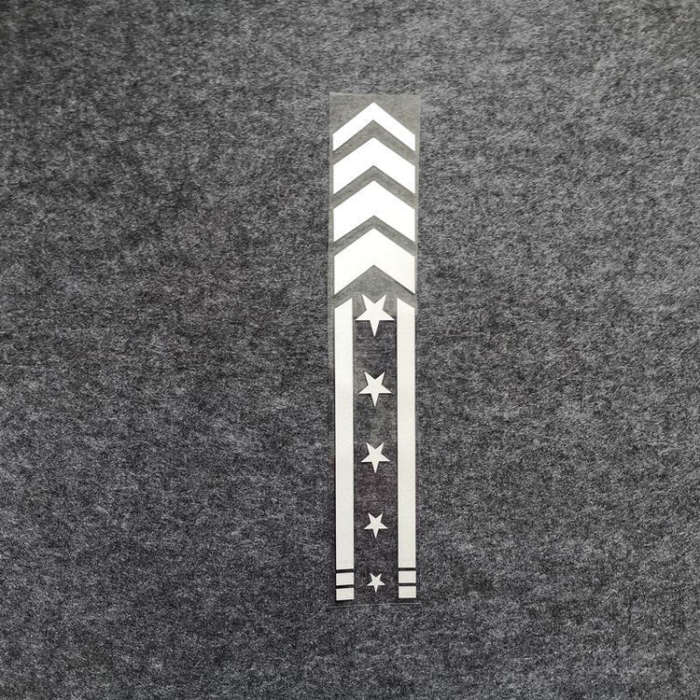 10pcs Motorcycle Car Fender Reflective Sticker Modified Decorative Waterproof Sticker Arrow Star(...