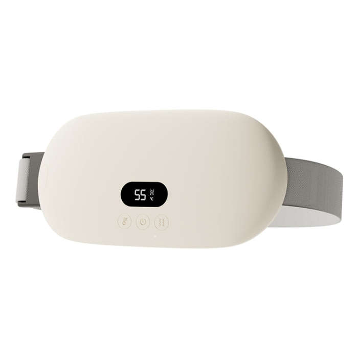 2000mAh Intelligent Massage Warming Belt Digital Electric Abdominal and Waist Massager(Yellow)