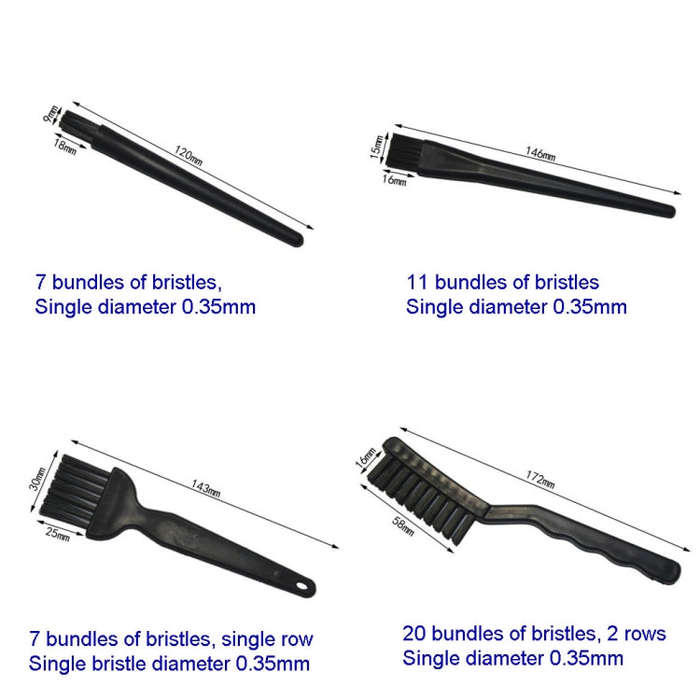 4pcs/set (4 Hard Hair) Computer Keyboard Screen Camera Lens Digital Equipment Cleaning Brush