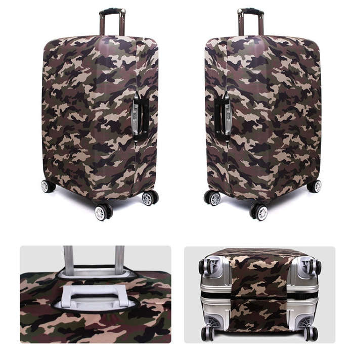 Wear-resistant Travel Trolley Suitcase Dustproof Cover, Size: M(Camouflage 3)