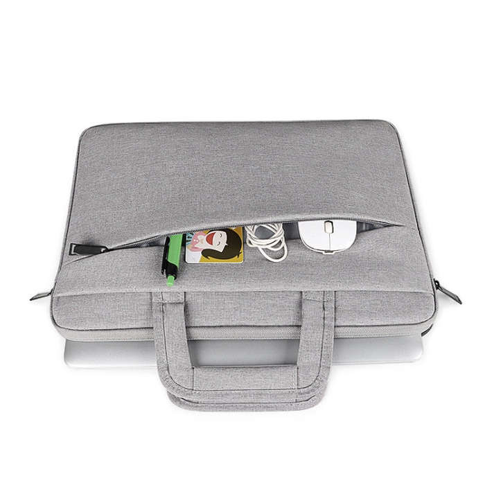 ST03 Waterproof Laptop Storage Bag Briefcase Multi-compartment Laptop Sleeve, Size: 14.1-15.4 inc...