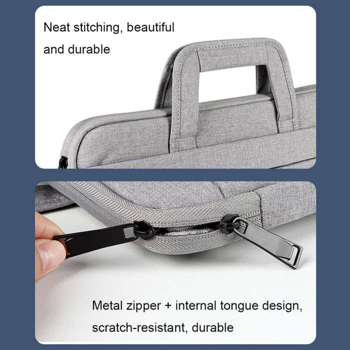 ST03 Waterproof Laptop Storage Bag Briefcase Multi-compartment Laptop Sleeve, Size: 14.1-15.4 inc...