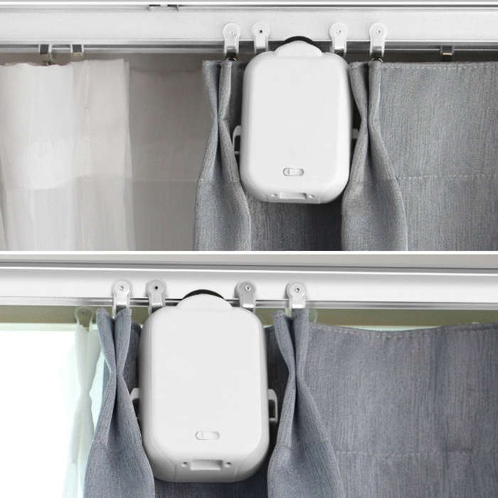 X101 Smart Home Automatic Curtain Machine With RC, Style: Roman Pole Model Single Host