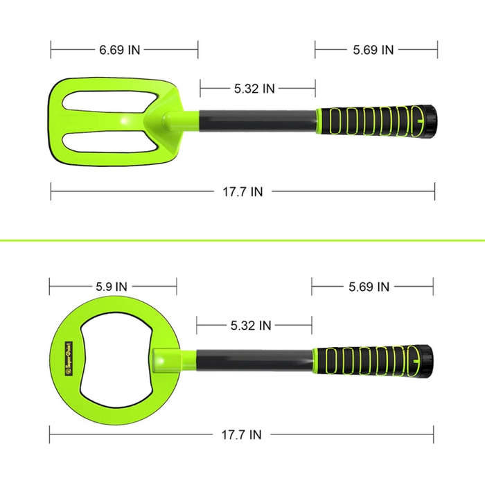Goint Waterproof Handheld Metal Detector Underwater Treasure Hunter Detector(IP750 Yellow Square)