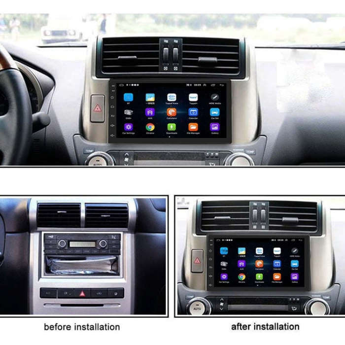 A2222KT 7 Inch Android Navigation WiFi Version 1+32G GPS Bluetooth 2.5D Screen Car Central Contro...
