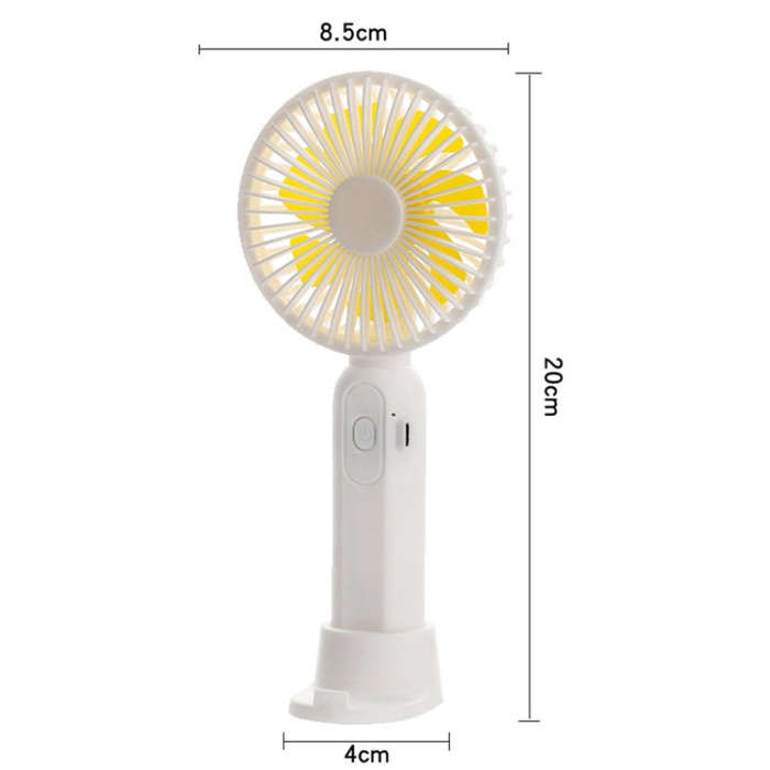 M9 Handheld Mini Fan Outdoor USB Charging Desktop Fan 800mAh(Blue)