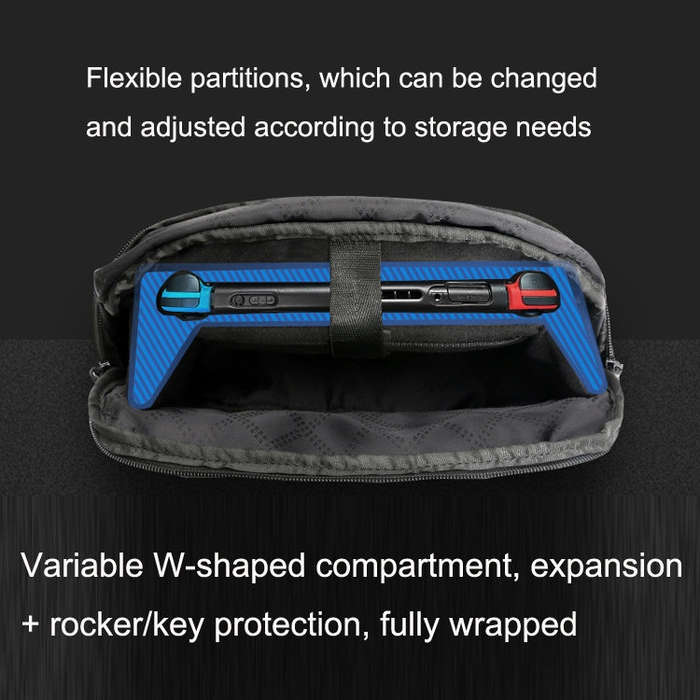 For Nintendo Switch MAHOO 10268 Storage Bag Handbag Shoulder Multi-functional Waterproof Messenge...