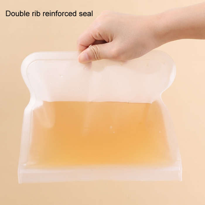 10pcs EVA Refrigerator Reusable Food Airtight Peservation Bag, Size: Extra Large