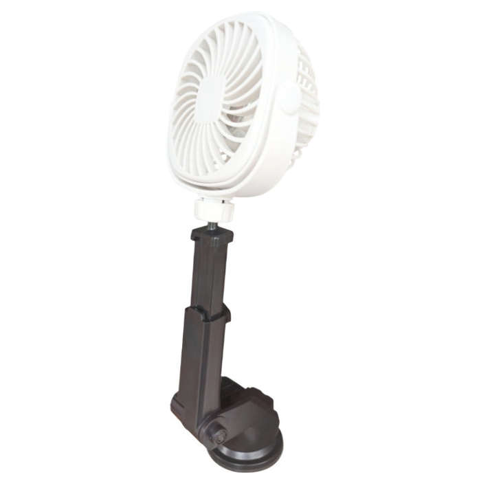 Car Suction Cup Fan Desktop Dormitory Office Kitchen Fan(White)