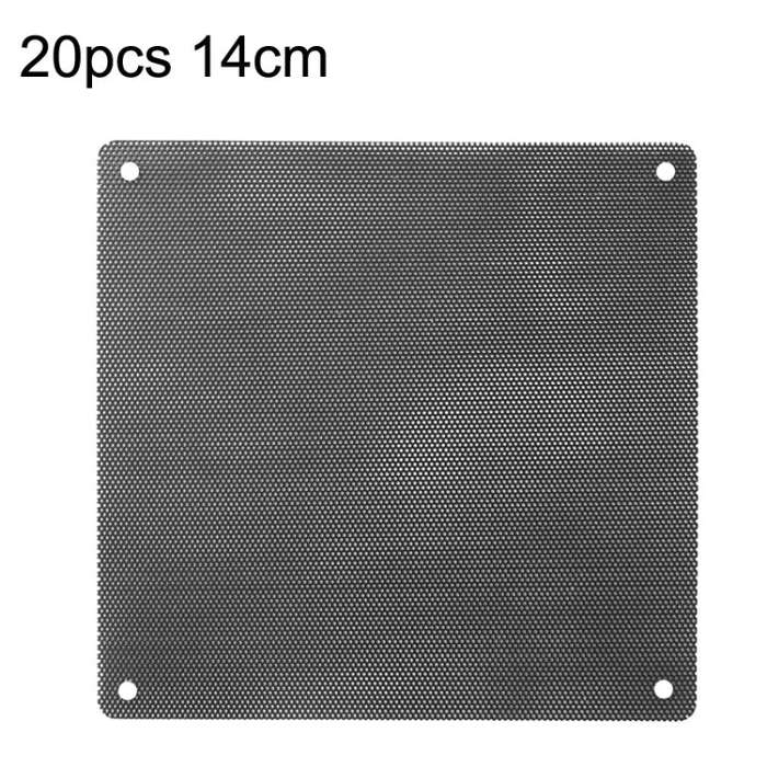 20pcs 14cm Chassis Fan PVC Dust Filter Dust Filter
