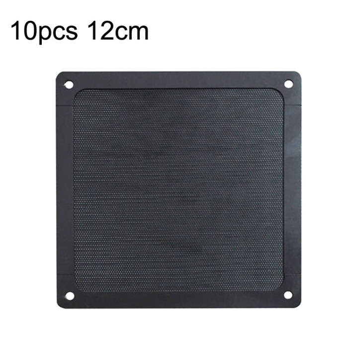 10pcs 12cm Punching Magnetic Suction PVC Cooling Fan Dust Net Desktop Computer Industrial Fan Fil...
