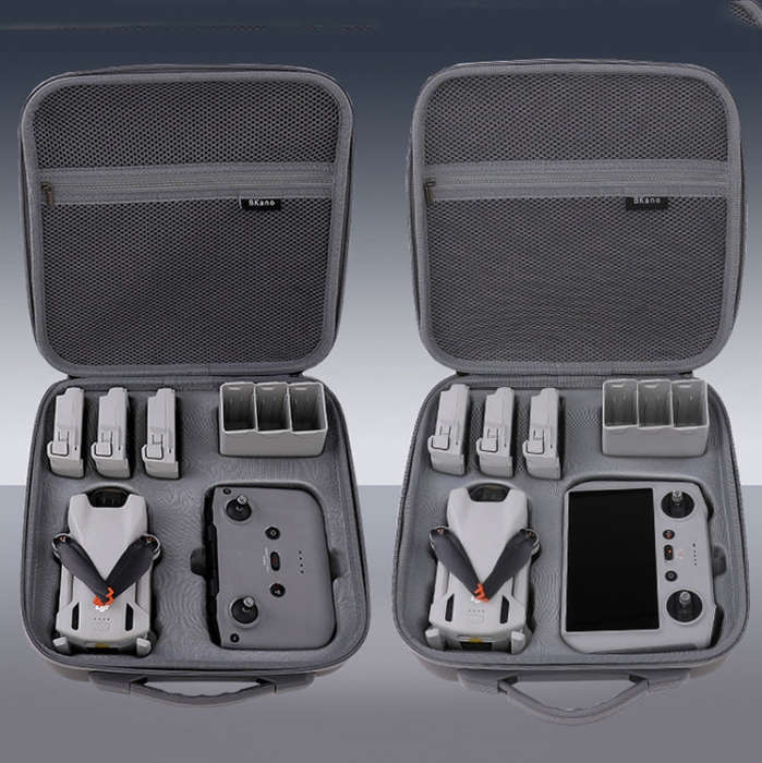 For DJI Mini 3 / Mini 3 Pro  BKANO PU Storage Bag Portable Shoulder Bag Messenger Bag RC-N1 Version
