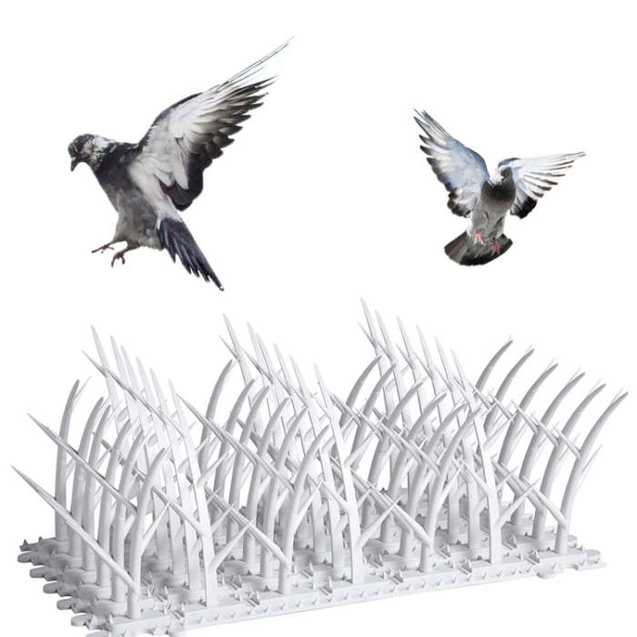 SK477 6pcs Plastic Anti-bird Thorn Anti-theft Anti-cat Thorn Electric Tree Branch Bird Repellent ...