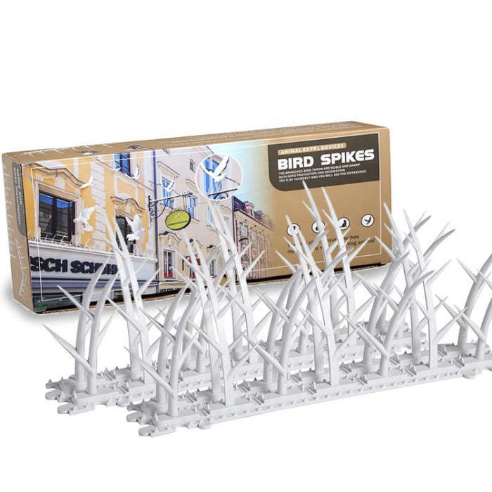SK477 6pcs Plastic Anti-bird Thorn Anti-theft Anti-cat Thorn Electric Tree Branch Bird Repellent ...