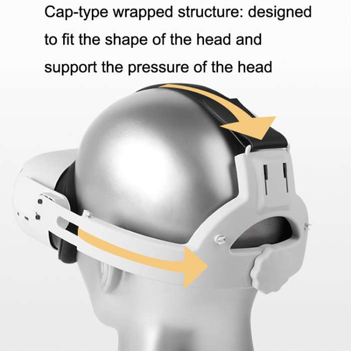 Hifylux Q2-TD79 For Quest 2 Decompression Comfortable Headband Set VR Glasses Accessories(White)