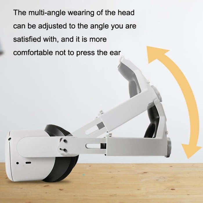 Hifylux Q2-TD79 For Quest 2 Decompression Comfortable Headband Set VR Glasses Accessories(White)