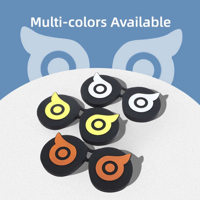 For PICO 4 Hifylux PC-ZF23 Owl Lens Protector Dust Scratch VR Glasses Silicone Case(Yellow)