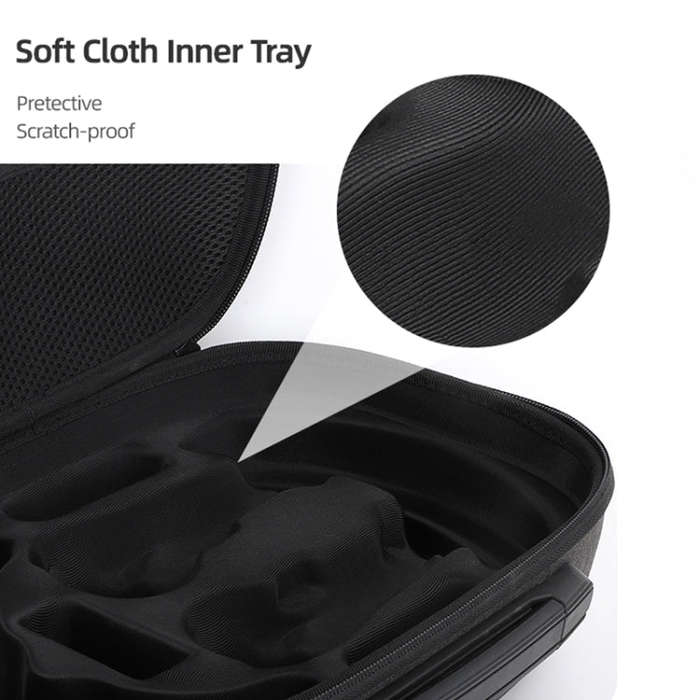 For PICO 4 Hifylux PC-BF16 VR Glasses All-in-one Headwear Protective Storage Bag(Black)