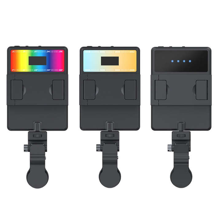 V11 Cool & Warm  With Screen  5W Mobile Phone Fill Light Live Broadcast Pocket Light