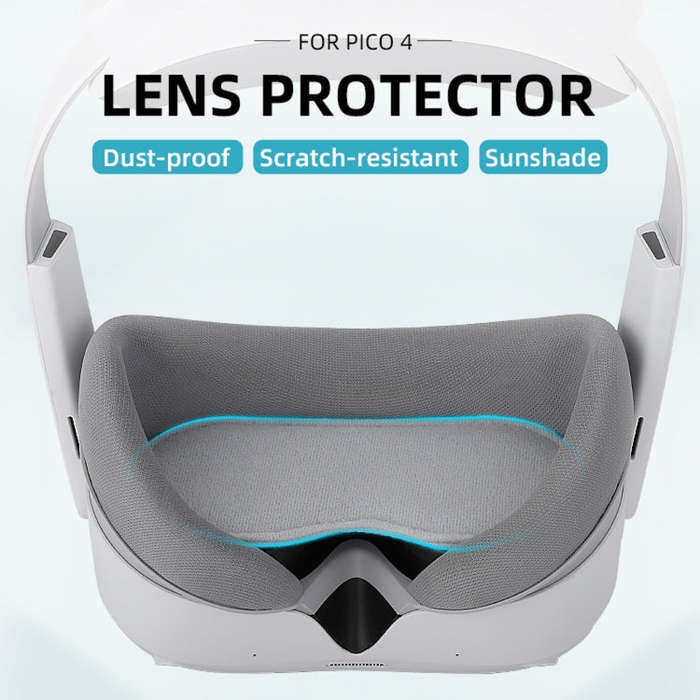 For PICO 4 Hifylux PC-ZF17 Lens Protector VR Glasses Dust-proof Sponge Pad(Light Grey)