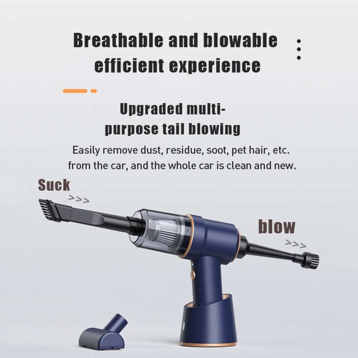 Small Wireless Charging Car Vacuum Cleaner Handheld High Power Vacuum Cleaner, Sort by color: 117...