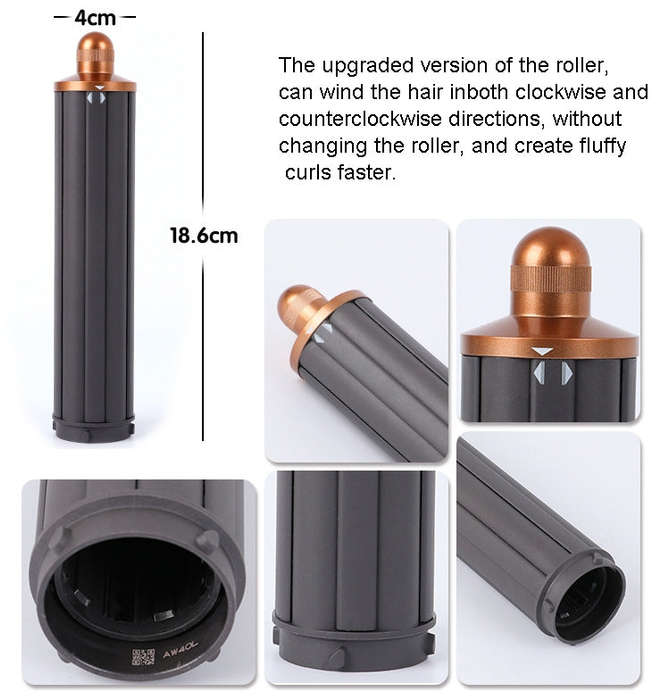 For Dyson Airwrap Hair Dryer i.d. / HS01 / HS05 / HD08 18.6 x 4cm Upgraded Long Curling Barrels N...