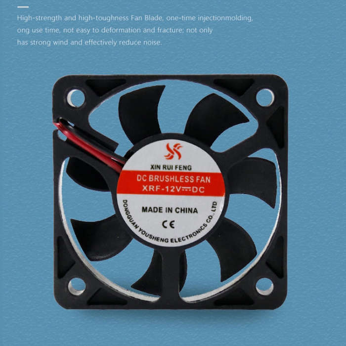 3pcs XIN RUI FENG 5V Oil Bearing 5cm Silent DC Cooling Fan