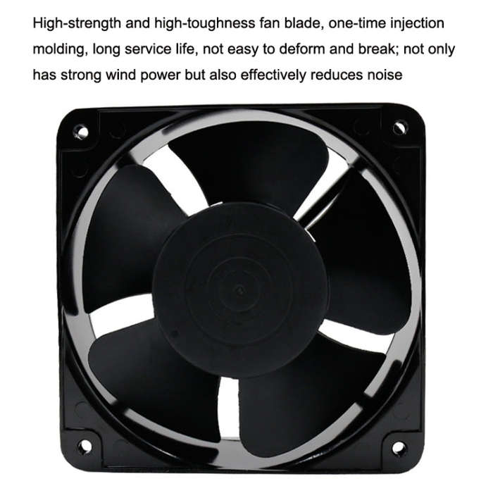FP20060 380V 20cm Chassis Cabinet Metal Case Low Noise Cooling Fan