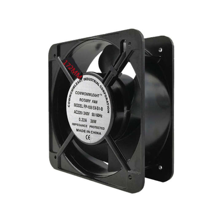220V 38W 15cm Roller Chassis Electrical Cabinet Shaft Double Rolling Ball Bearing Fan