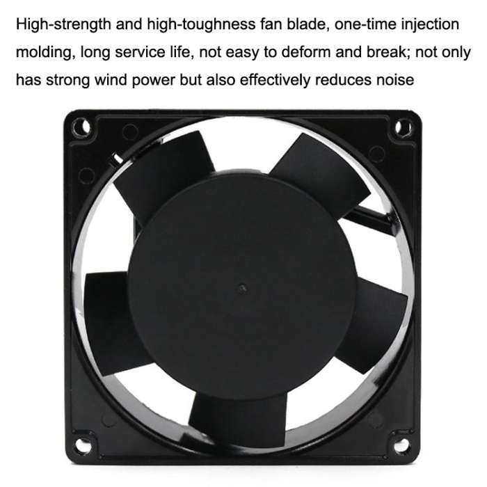 220V Double Ball Bearing 9cm Silent Chassis Cabinet Heat Dissipation Fan