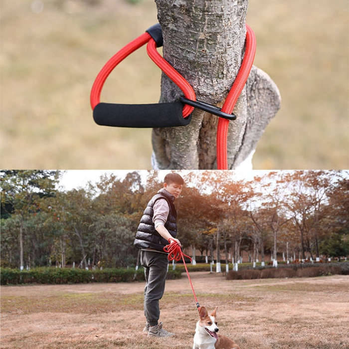 Sh36 Rock Climbing Rope Pet Leash Bold and Long Dog Training Tracking Rope, Size: 5m(8mm Red)