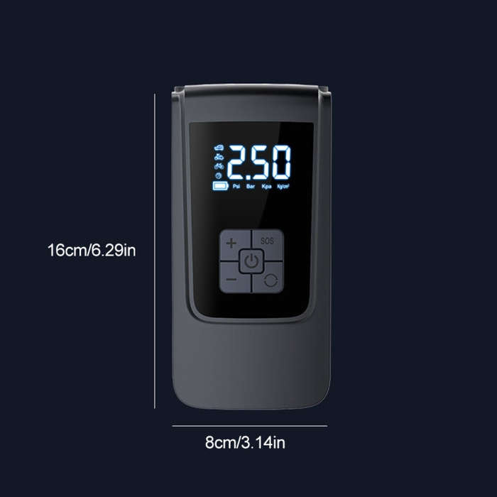 SUITU   ST-9624A  Wired 150psi  Air Pump Intelligent Digital Display Car Bicycle Ball Electric Pu...
